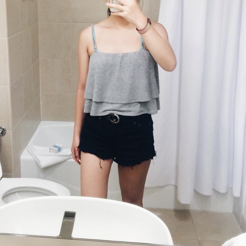 American eagle high rise festival shortie